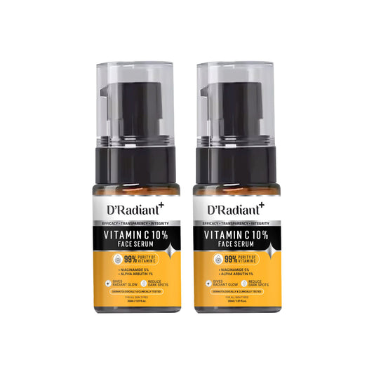 Twin Face Serum with Alpha Arbutin and Niacinamide | 7 Active Ingrediants | Skin Brightening, Anti-Aging & Dark Spot Removal | Dermatologically & Clinically Tested(30ml)