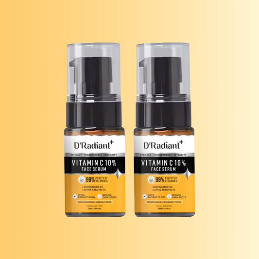 Twin Face Serum with Alpha Arbutin and Niacinamide | 7 Active Ingrediants | Skin Brightening, Anti-Aging & Dark Spot Removal | Dermatologically & Clinically Tested(30ml)