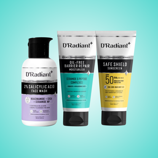 Facewash + Sunscreen + Moisturizer